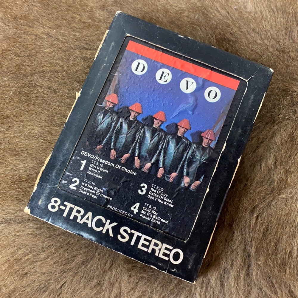 DEVO Freedom Of Choice 8 Track Cassette